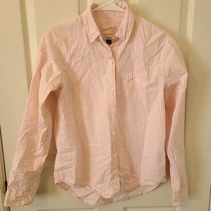 Pink Striped Button Up